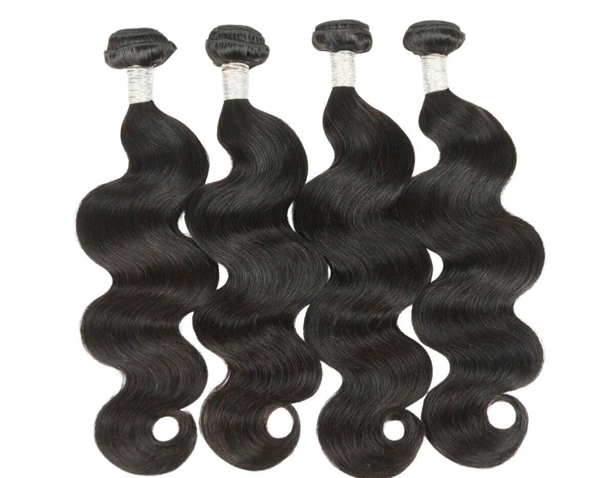 Virgin Hair Bundles + HD Closure